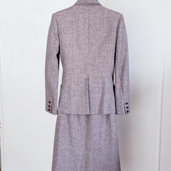RARE Vtg Pendelton Hand Tailored Skirt Suit Tweed - Picture 2 of 8